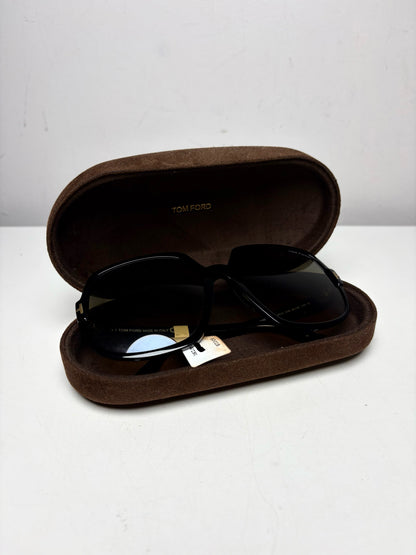 Tom Ford Women's NWT, Pre-owned Black Acetate Sunglasses
