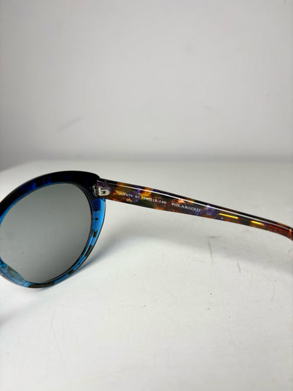 David Yurman Pre-owned Blue, Purple, Brown Acetate Sunglasses