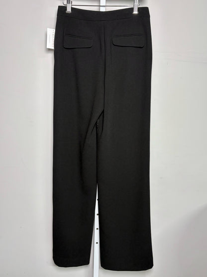 Women Size 2 Prabal Gurung Black Tuxedo Flowy Leg Pants