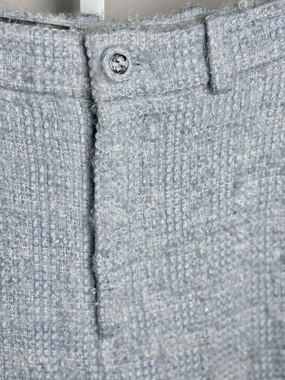 Women's Size 38 Gucci Tweed Wide-Leg Trousers