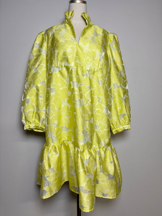 Women Size XXL Tuckernuck Citron Fil Coupe Palmerston Pre-owned Mini Dress