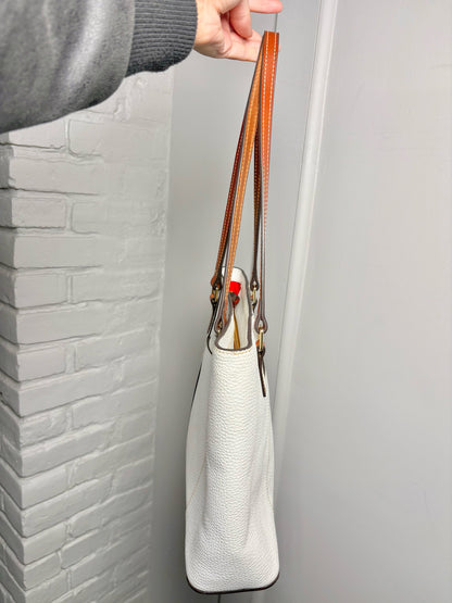 Dooney & Bourke Leather White Tote Bag