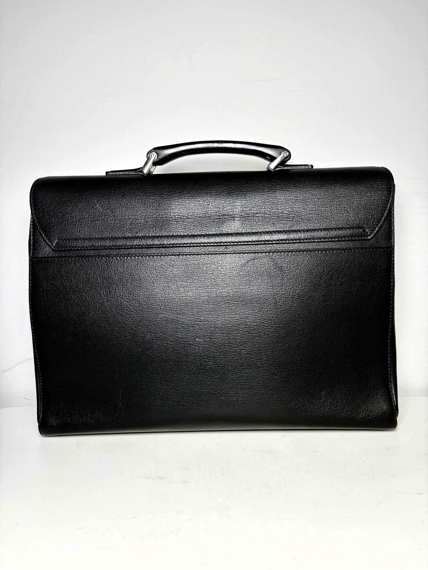 Men's Gucci Classic Leather Brown Briefase