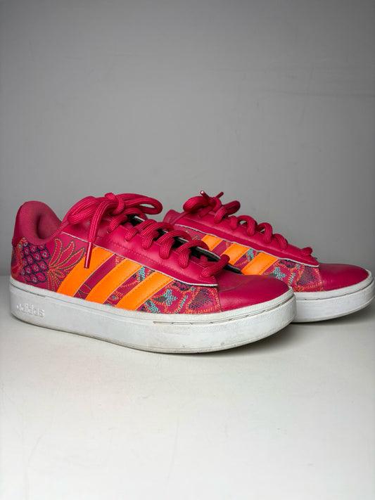 W Shoe Size 9 Adidas Pink & Orange Pre-owned Sneakers