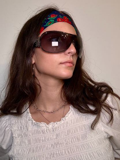 Marc Jacobs Pre-owned Black, Gradient Shield Sunglasses