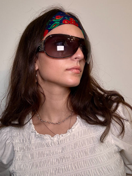 Marc Jacobs Pre-owned Black, Gradient Shield Sunglasses