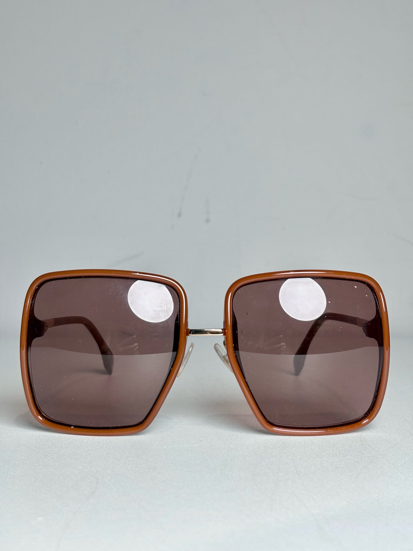 Fendi FF 0427/F/S Women's Pre-owned Brown Acetate Sunglasses
