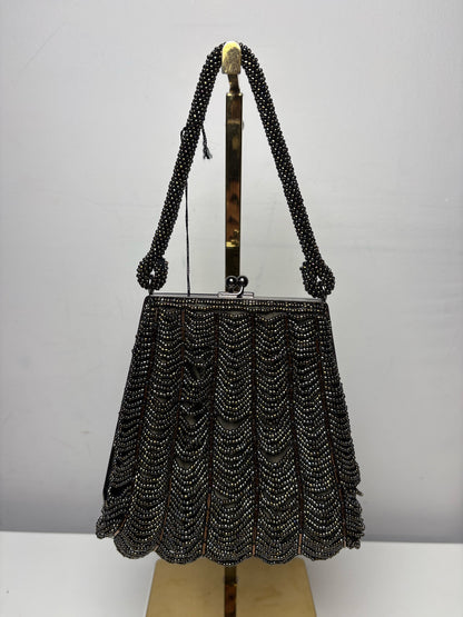 Women's Inge Christopher Bronze Beaded Vintage NWT Pre-Owned Mini Purse