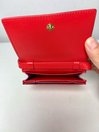 Women's Liberty London Card Case on Strap Red, Blue Pre-owned/NWT