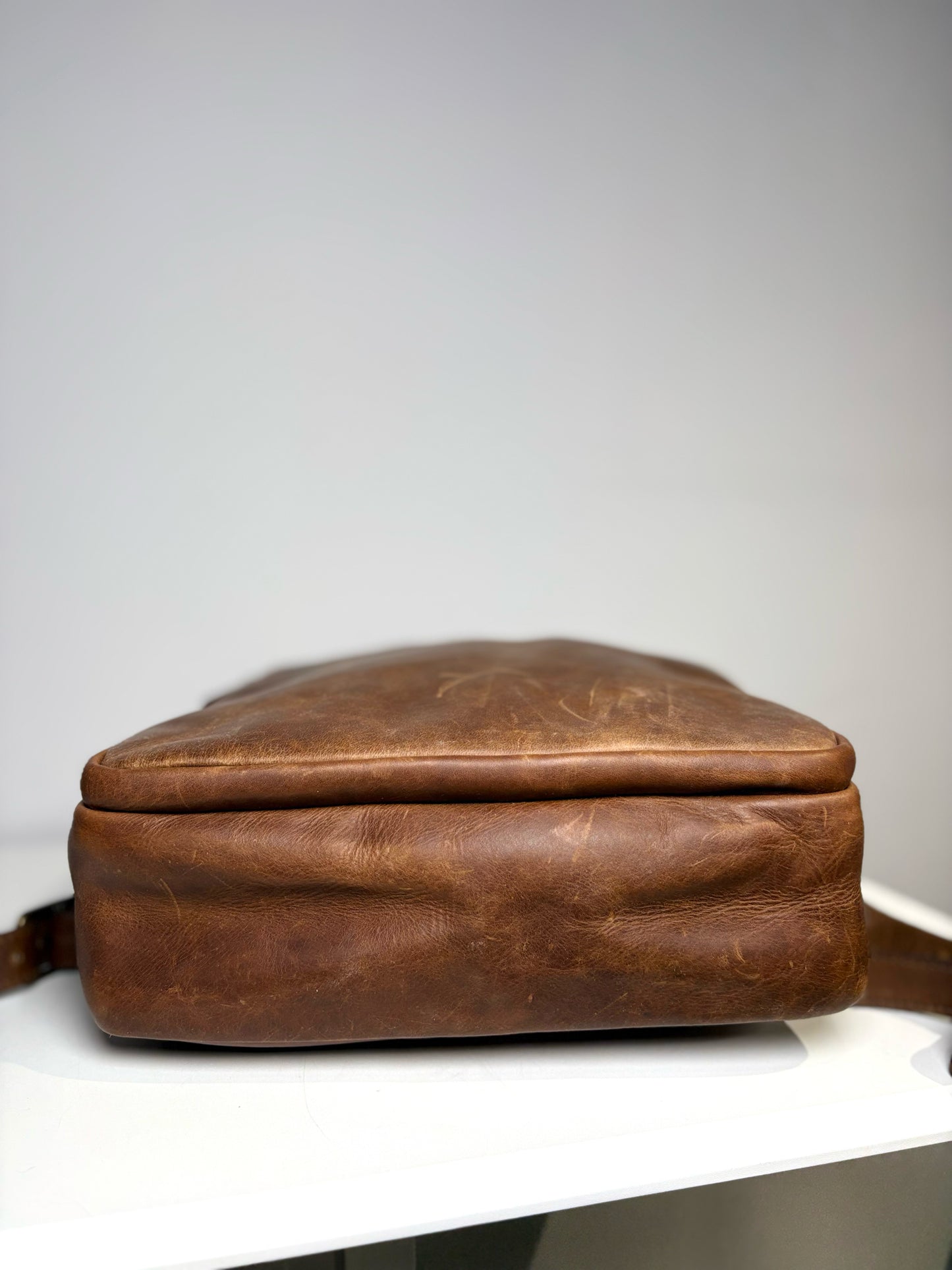 Moore & Giles Brown Leather Men's Backpack