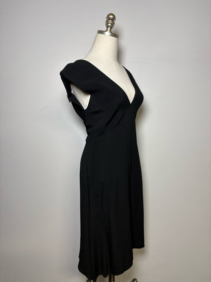 Women Size 2 (S) Derek Lam Black Wide Leg Romper