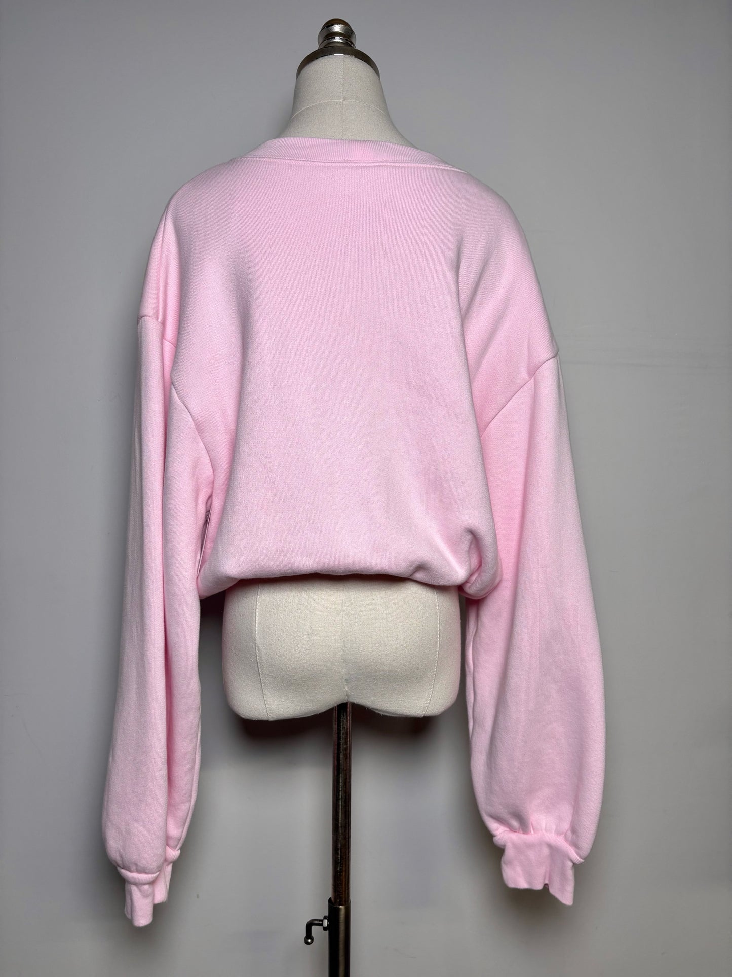 Women Size S (Estimate) Sandro Paris Bubble Gum Pink Solid Pure cotton Top
