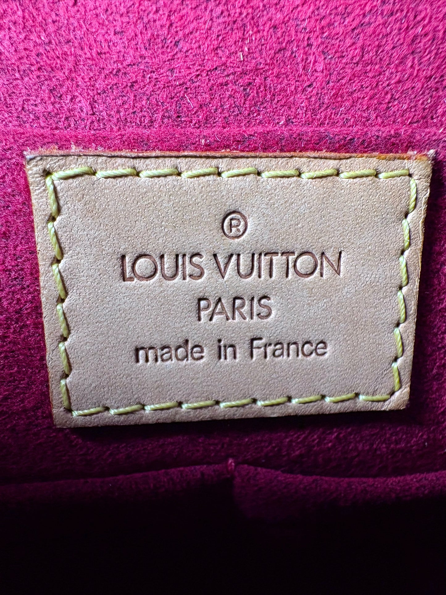 Louis Vuitton Vivacite MM Monogram Coated Canvas Authentic Bag Pre-owned