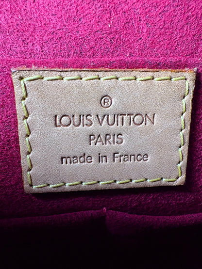 Louis Vuitton Vivacite MM Monogram Coated Canvas Authentic Bag Pre-owned