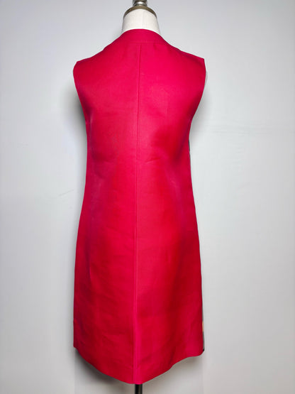 Prada Multi-Color Colorblock Shift Mod-Style Wool/Silk Sz 38 Pre-owned Dress