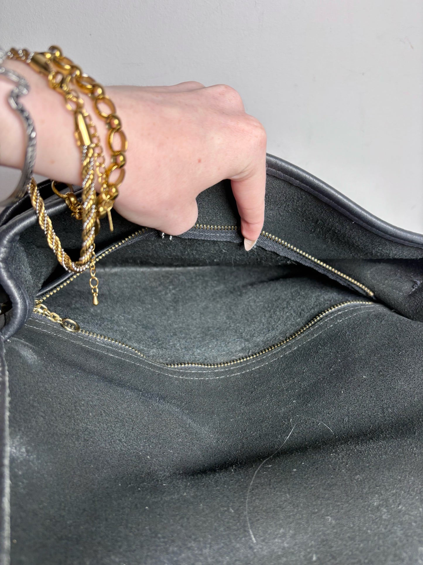 Coach Solid Vintage Leather Pre-owned Black Genuine Leather Small Purse