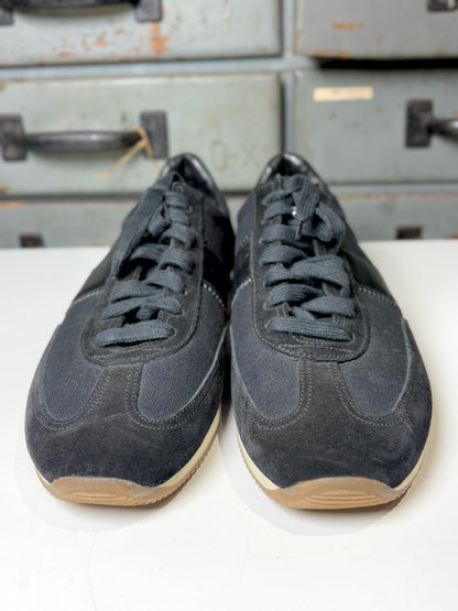 Tom Ford Black Canvas Solid 11 Men's Tennis Shoes
