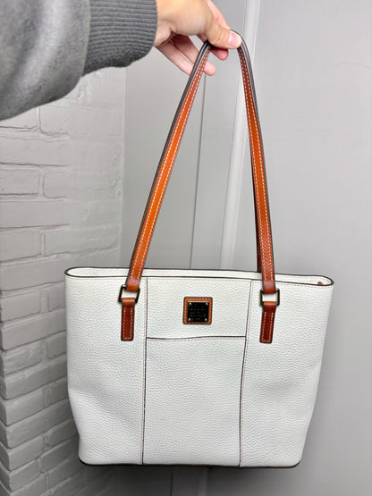 Dooney & Bourke Leather White Tote Bag