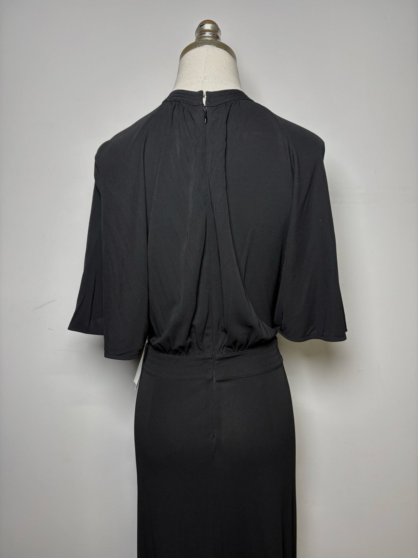Women Size M Toteme Hamapden Fluid Midi Black Pre-owned, NWT Dress