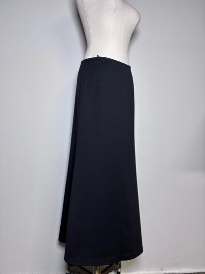 Women Size 6 Jean Paul Gaultier Black Solid Vintage Pre-owned Skirt