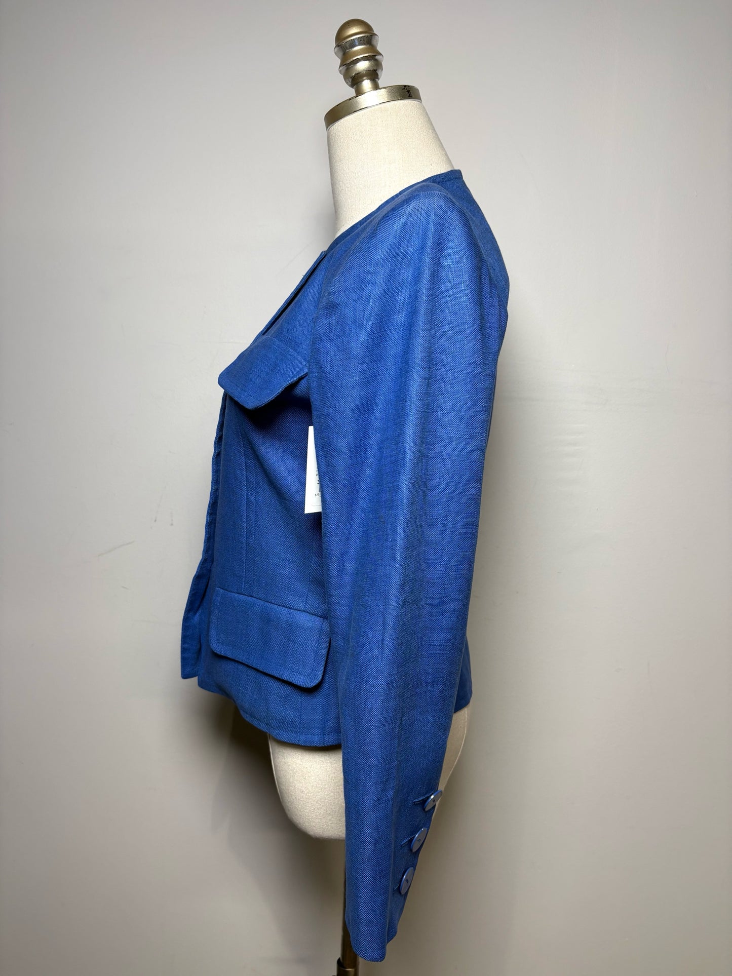 Women Size 38 (US 2–4) Saint Laurent Rive Gauche Vintage Pre-Owned Fitted Jacket