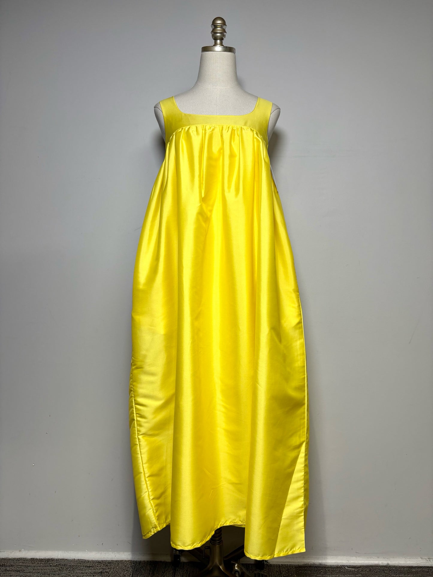 Women Size MP Pinnacle Shruti Sancheti Yellow Solid Midi Dress