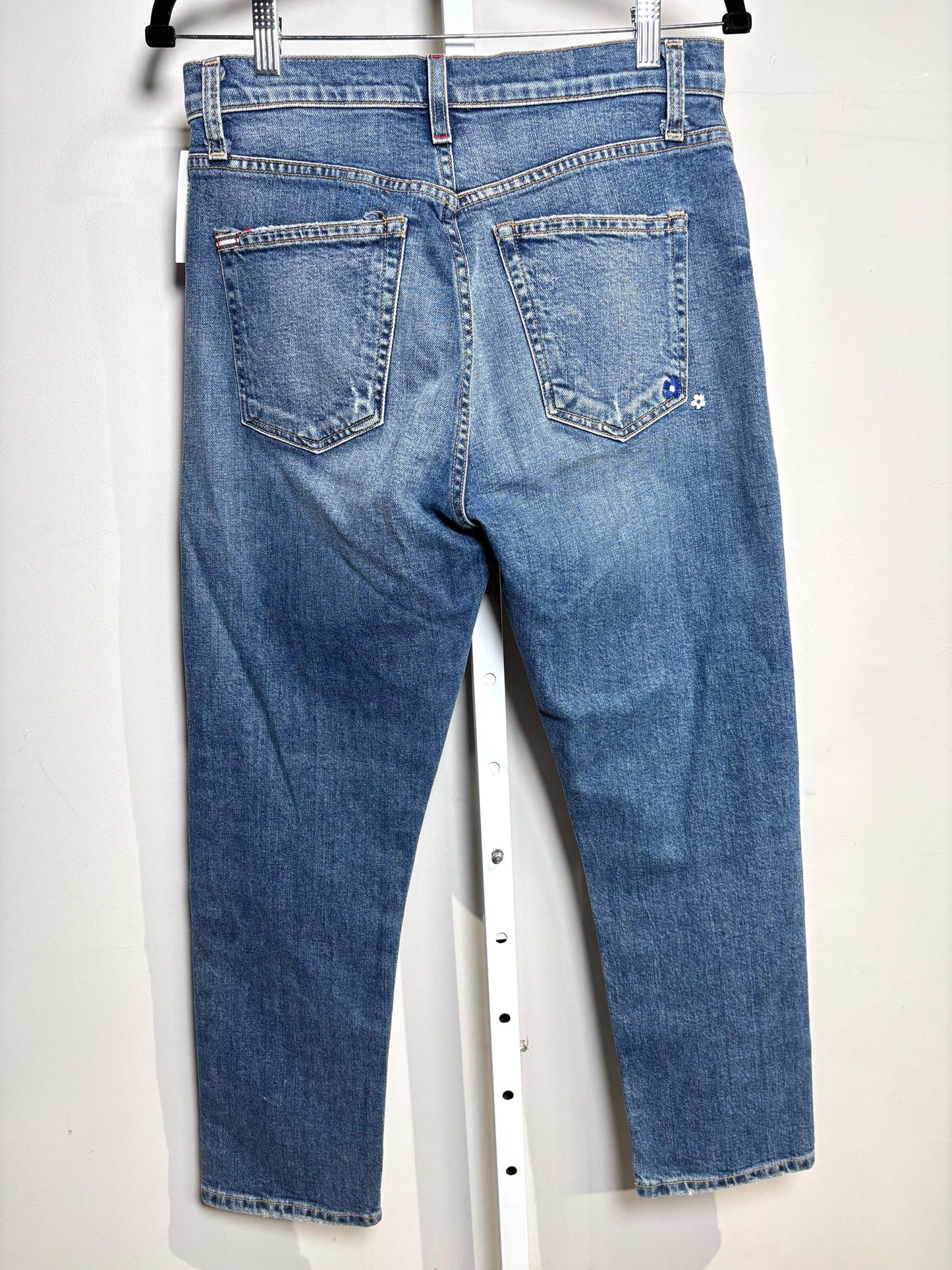 Women Size 28 (6) AO.LA Blue Embroidered Jeans