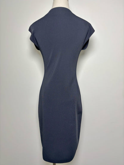 Women Size S Polo by Ralph Lauren Navy Stretch Knit Sheath Dress