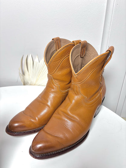 W Shoe Size 9 Tecovas Camel Leather Western Boots