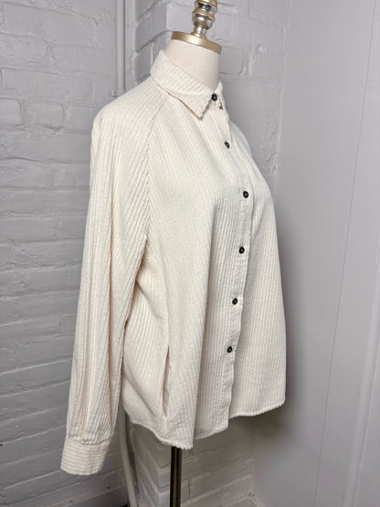 Women Size 42 ( 6 US) Rosso35 Cream Cord Jacket