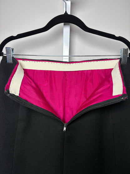 Women Size M (Estimate) Elizabeth Arden Black Solid Vintage Suit