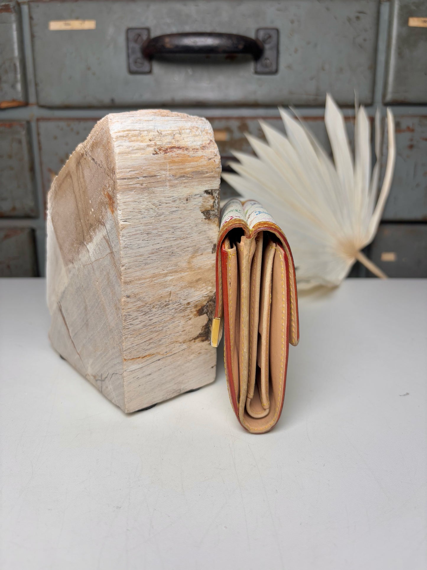 Coated Canvas Louis Vuitton Multi-Color Wallet