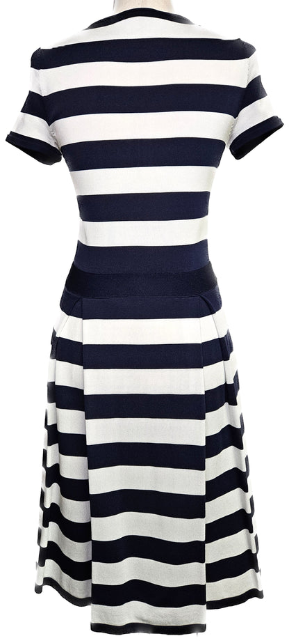 Carolina Herrera Nautical Knit Dress