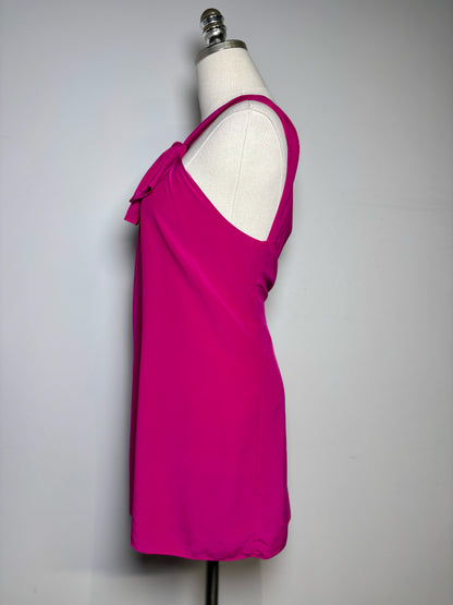 Women Size 14 Moschino Hot Pink Solid Women's Pure Silk Pre-owned Blouse