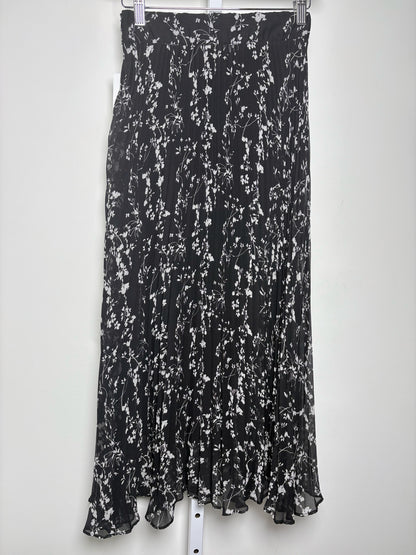 Women Size XS ba&sh Black, beige Floral Pre-owned Skirt