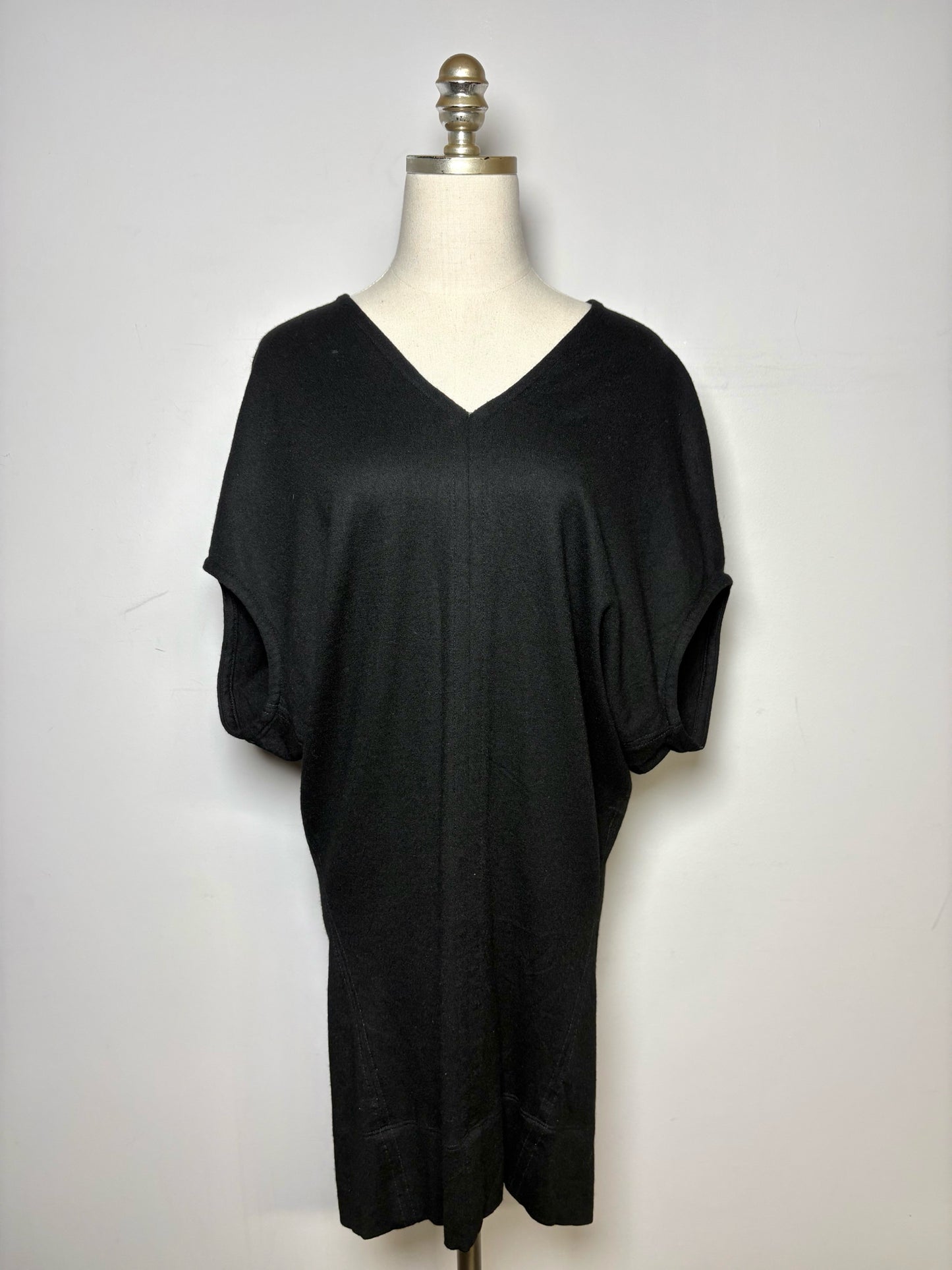 Women Size S Helmut Lang Black Pure Wool Dress
