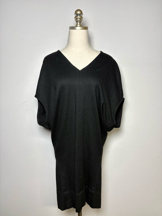 Women Size S Helmut Lang Black Pure Wool Dress