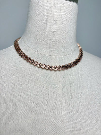 Metal St. John Crystal Pre-owned Necklace