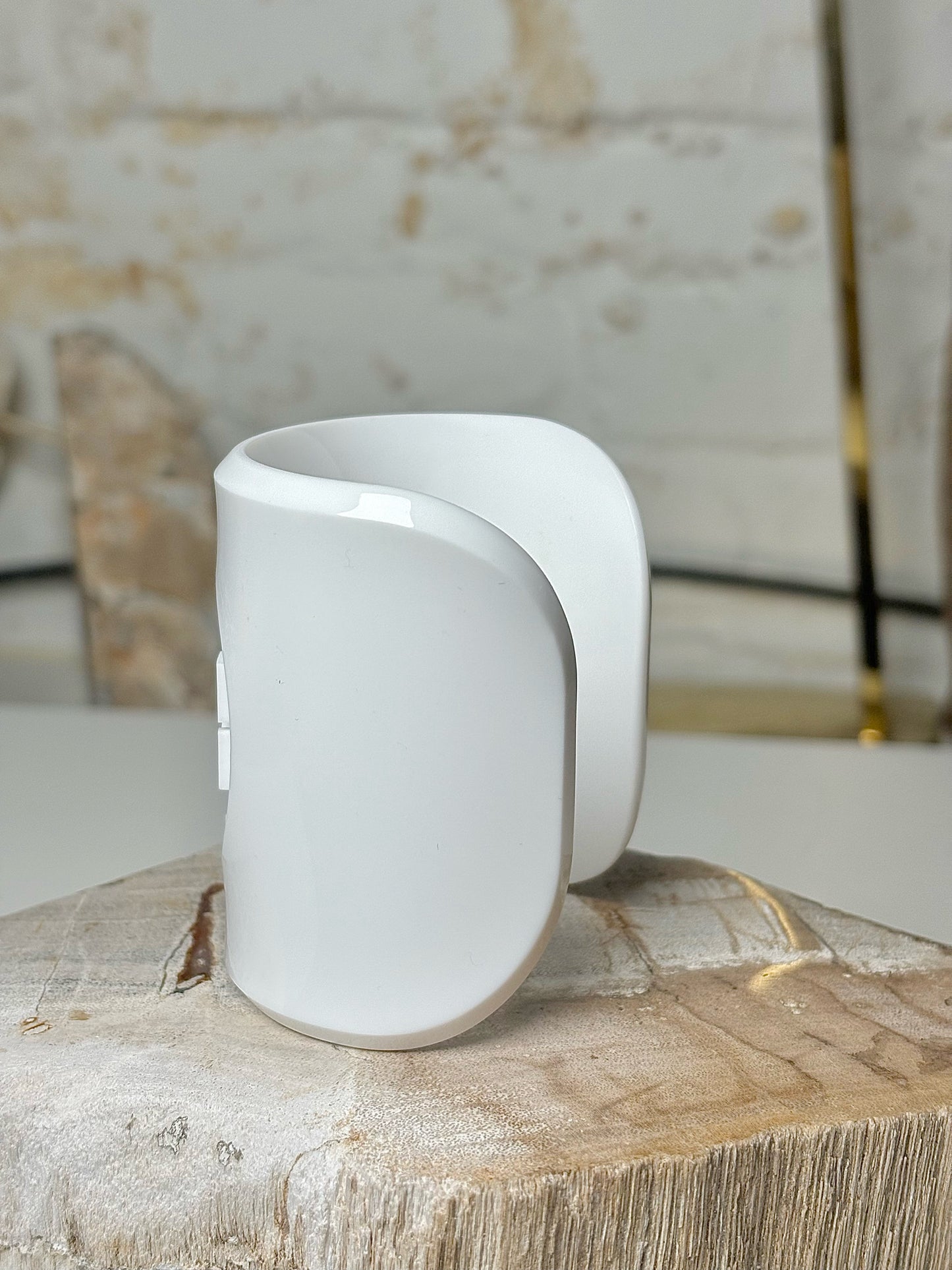 Acrylic Tory Burch White Cuff Bracelet