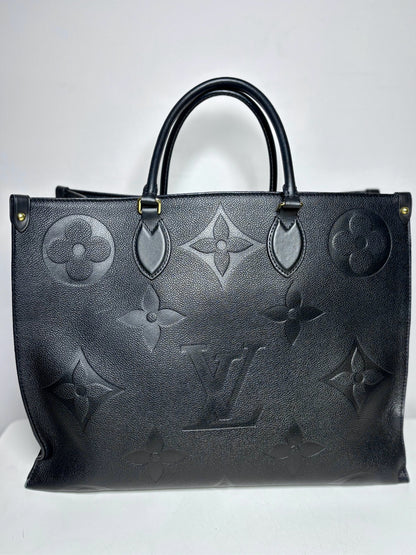 Louis Vuitton Monogram Empreinte Leather Pre-owned Black Purse