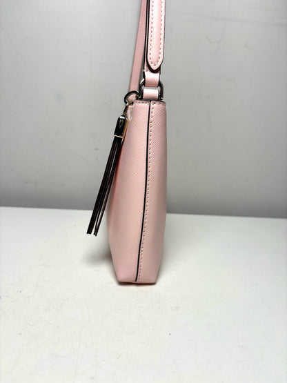 Women's Kate Spade Sadie Light Pink Saffiano Leather Pre-Owned Crossbody Purse