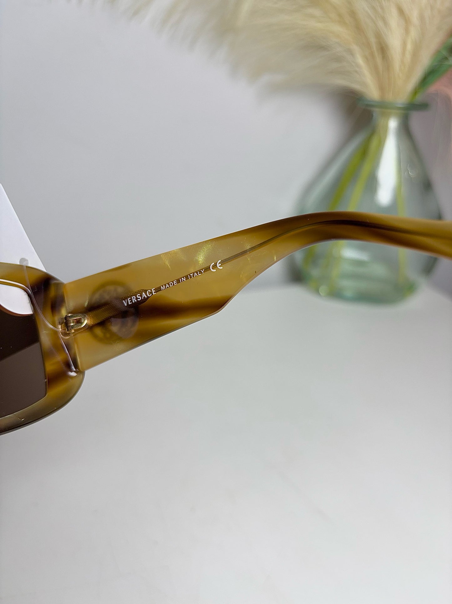 Versace Gold Medusa Logo Sunglasses