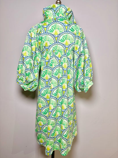 Women Size XS Emily McCarthy Green Print NWT Dress