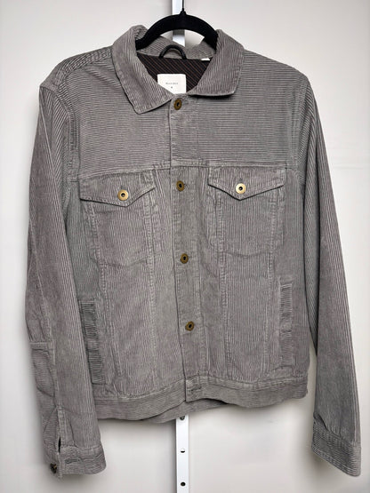 Billy Reid Gray Corduroy Solid Men's M Jacket