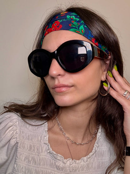 Acetate Linda Farrow x The Row 71/5  NWT, Pre-owned Black & Brown Sunglasses