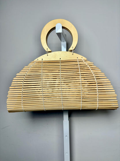 Cult Gaia Ally Bamboo Pre-owned Natural Top Handle Bag