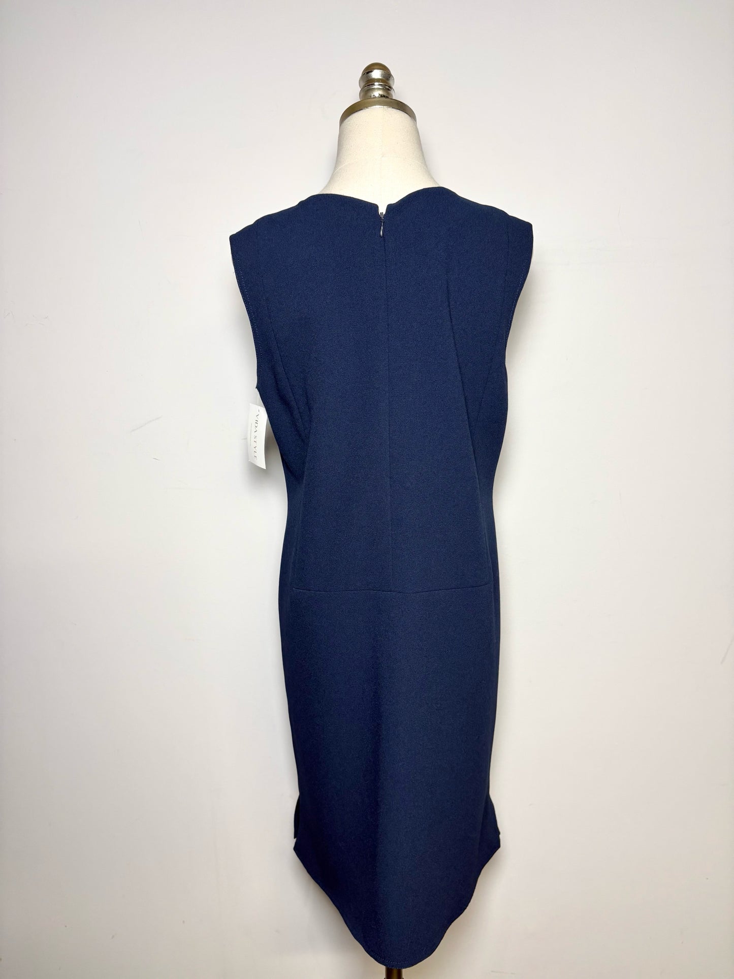 Women Size 8 Tory Burch Sophia Blue Embroidered, Beaded Pre-owned Dress