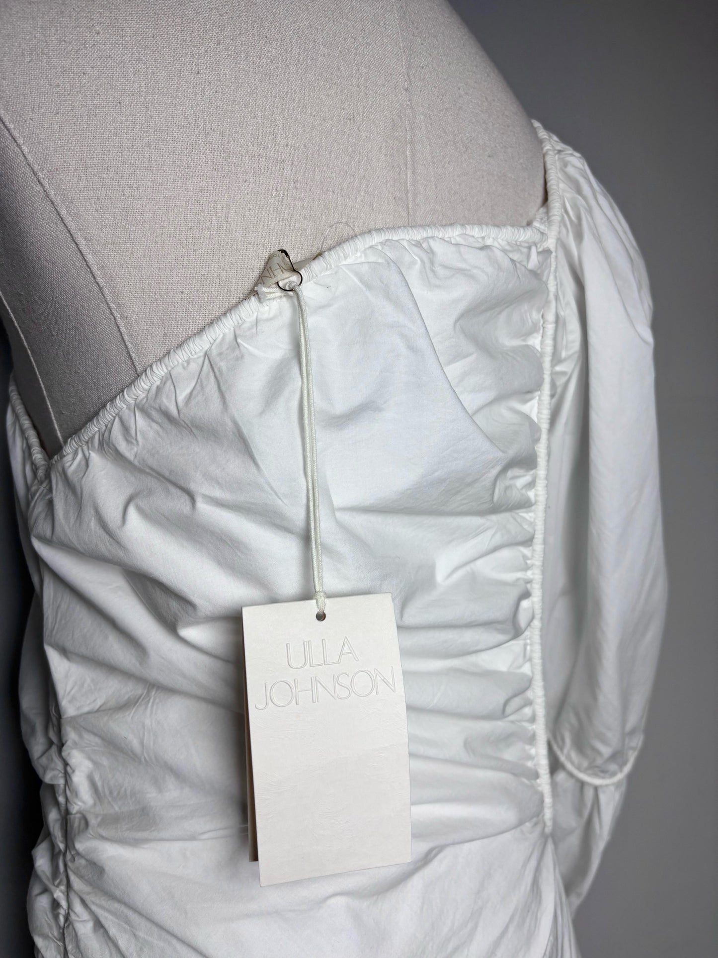 Women Size 8/M Ulla Johnson Florella White Pure cotton Pre-owned, NWT Dress