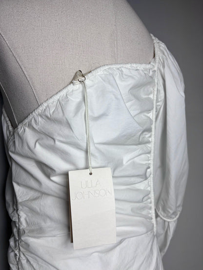 Women Size 8/M Ulla Johnson Florella White Pure cotton Pre-owned, NWT Dress
