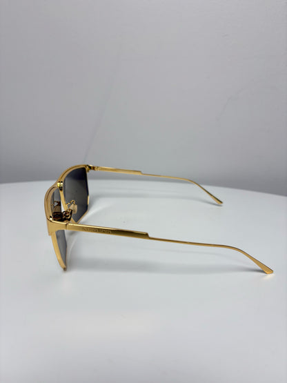 Metal Bottega Veneta Pre-owned Gold Sunglasses